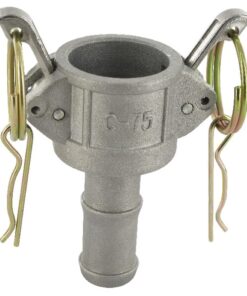 Acoplamiento Camlock tipo C 3/4", extremo de manguera, aluminio