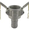 Acoplamiento Camlock tipo C 1.1/4", extremo de manguera, acero inox.
