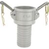 Acoplamiento Camlock tipo C 2", extremo de manguera, acero inox.