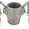Camlock Tipo D 2.1/2" rosca hembra, acero inoxidable