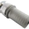 Acoplamiento Camlock tipo E 2", extremo de manguera, aluminio