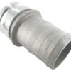 Acoplamiento Camlock tipo E 3", extremo de manguera, aluminio