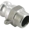 Camlock Tipo F 3" rosca macho, acero inoxidable 8 Camlock Tipo F 3" rosca macho, acero inoxidable