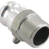 Camlock Tipo F 1.1/4" rosca macho, aluminio