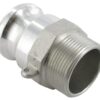 Camlock Tipo F 1.1/2" rosca macho, aluminio