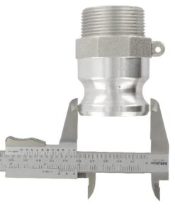 Acoplamiento Camlock tipo F 1.1/4" rosca macho, acero inox.