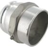 Camlock Tipo F 4" rosca macho, aluminio 6 Camlock Tipo F 4" rosca macho, aluminio