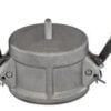 Tapa Camlock tipo DC 1.1/2", acero inox.
