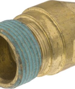 Adaptador K-Lock rosca macho TR-22 x rosca hembra 1/4", latón