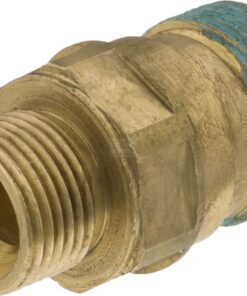 Adaptador K-Lock rosca macho TR22 x rosca macho 3/8", latón
