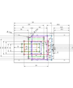Soporte de pared 270x280x260 Acero inoxidable 6 Wall holder 270x280x260 Stainless steel