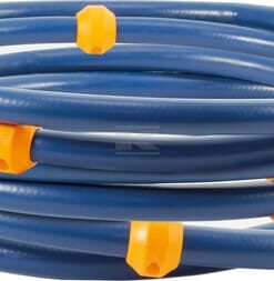 Manguera de alta presión 25 m, 2SC DN10 azul rosca macho 3/8", con bolas deslizantes