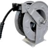Enrollador de manguera automático de acero con manguera de 20m 3/8" 400bar y conexión macho de 3/8"