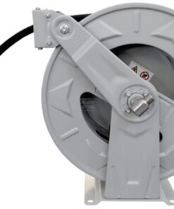 Enrollador de manguera automático de acero con manguera de 20m 3/8" 400bar y conexión macho de 3/8"