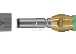 Acoplamiento macho ST-247 x rosca macho TR22, acero inoxidable