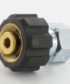 Racor con rosca+tuerca 3/8"