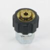 Racor con rosca+tuerca 1/2"