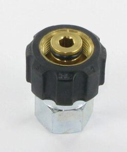 Racor con rosca+tuerca 1/2"