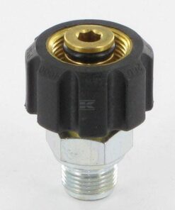 Racor con rosca+tuerca 3/8"
