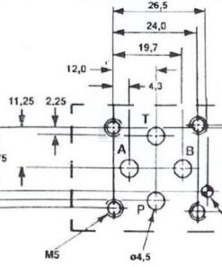 Válv. electromagnét. NG4 24VCC