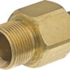 Adaptador K-Lock rosca hembra TR22 x rosca macho M22x1,5, latón
