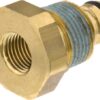 Adaptador K-Lock rosca macho TR-20 x rosca hembra 1/4", latón 8 Adaptador K-Lock rosca macho TR-20 x rosca hembra 1/4", latón