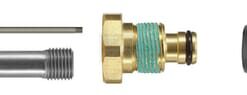 Adaptador K-Lock rosca macho TR-20 x rosca hembra 1/4", latón 5 Adaptador K-Lock rosca macho TR-20 x rosca hembra 1/4