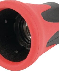 Prot. boquilla ac. inox. roja