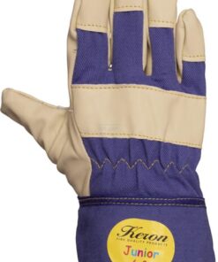 Guantes Junior, azul, talla 6-8