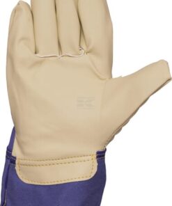 Guantes Junior, azul, talla 6-8