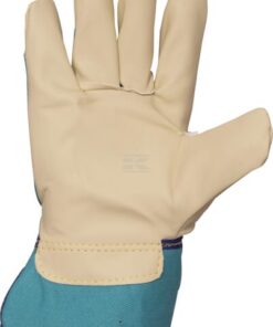 Guantes Junior, verde, talla 6-8