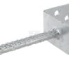 Soporte para poste en U, FV 71/100x60