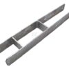 Soporte para poste en H, FV 91/600x60