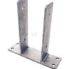Pletina para poste en U, FV 71/200x50