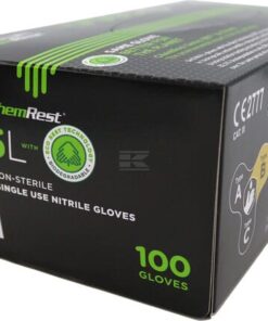 Guante 7565 EBT nitrilo desechable L, 100 uds.