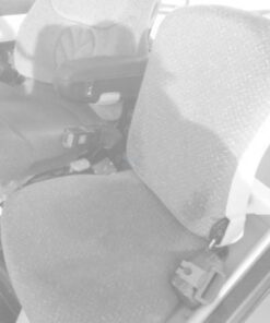Funda completa de tela, asiento acompañante, a medida, color negro, para Sears