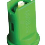 Tobera anti-deriva, venturi, simple chorro plano IDK 120° 015 verde cerámica Lechler