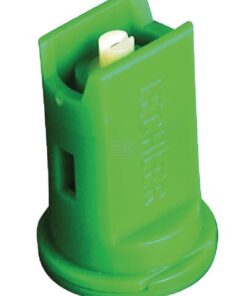 Tobera anti-deriva, venturi, simple chorro plano IDK 120° 015 verde cerámica Lechler