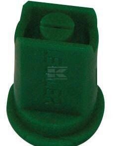 Tobera anti-deriva, venturi, simple chorro plano IDK 120° 015 verde plástico Lechler