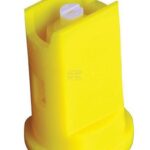 Tobera anti-deriva, venturi, simple chorro plano IDK 120° 02 amarillo cerámica Lechler