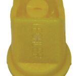 Tobera anti-deriva, venturi, simple chorro plano IDK 120° 02 amarillo plástico Lechler