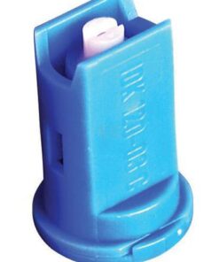 Tobera anti-deriva, venturi, simple chorro plano IDK 120° 03 azul cerámica Lechler