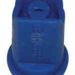 Tobera anti-deriva, venturi, simple chorro plano IDK 120° 03 azul plástico Lechler