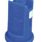 Tobera anti-deriva, venturi, simple chorro plano IDKN 120° 03 azul plástico Lechler
