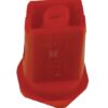 Boquilla anti-deriva, venturi, simple chorro excéntrico IDKS 80° 04 rojo plástico Lechler
