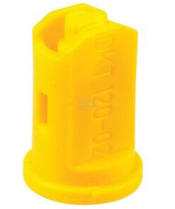 Tobera anti-deriva, venturi, doble chorro plano IDKT 120° 02 amarillo plástico Lechler