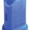Tobera anti-deriva, venturi, doble chorro plano IDKT 120° 03 azul plástico Lechler