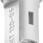 Tobera anti-deriva, venturi, doble chorro plano IDKT 120° 06 gris plástico Lechler
