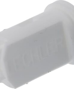 Tobera de inyección de aire de doble abanico IDKT 120°, 08, plástico blanco