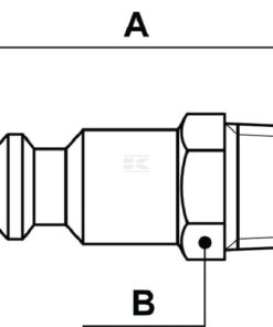 Boquilla rosc. macho BSP 3/8"